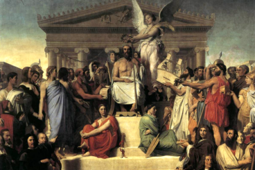 Jean-Auguste-Dominique Ingres (1780, Montauban-1867, Paris), L’Apothéose d’Homère, 1827, huile sur toile, 386x512 cm, Musée du Louvre, Paris