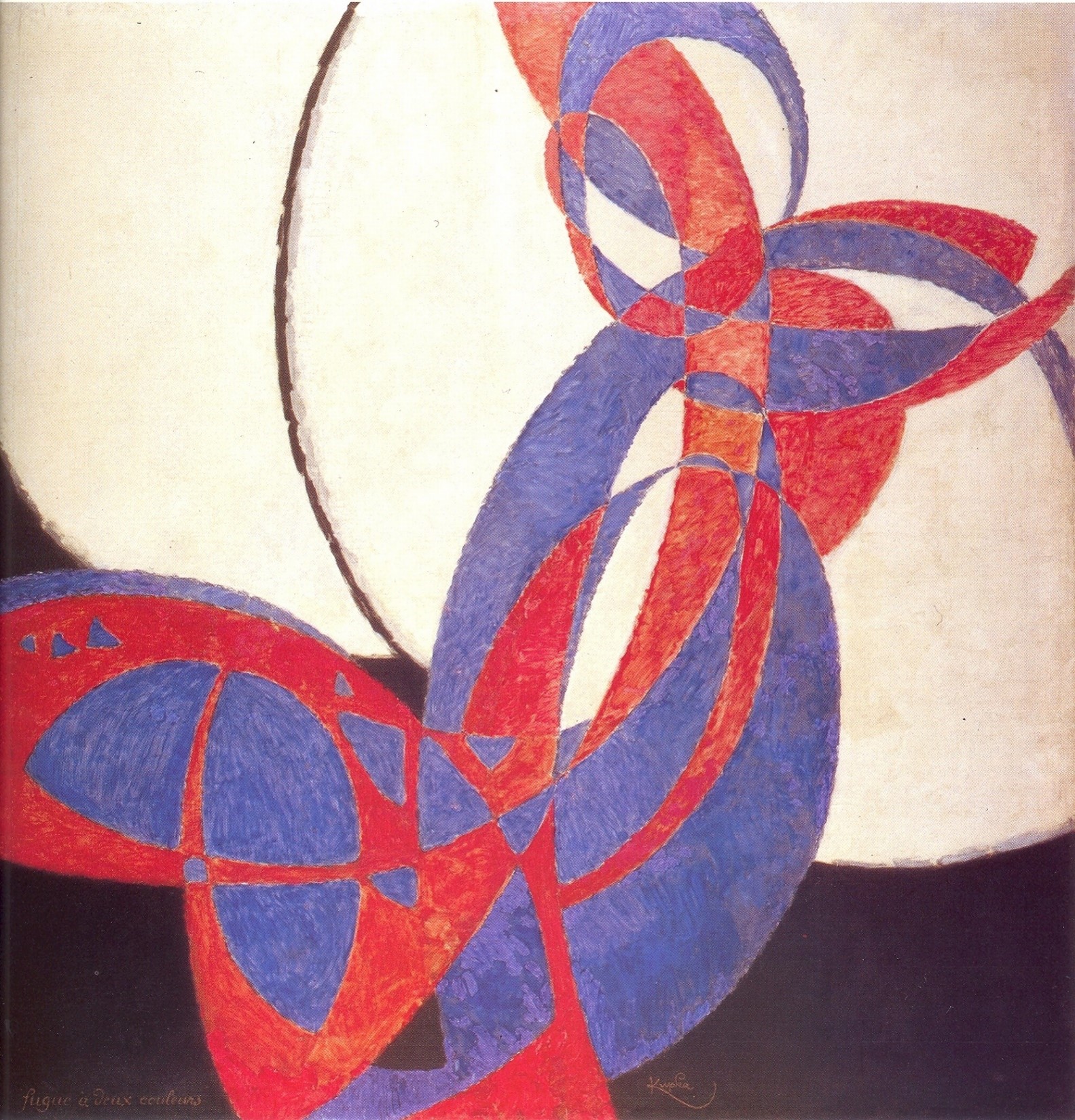 Frank Kupka, Amorpha-Fugue à deux couleurs, 1912, h/t 211x220 cm, Prague, Narodní Galerie