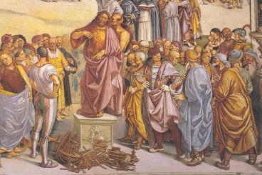 Luca Signorelli, Prédication et Actes de l'Antéchrist